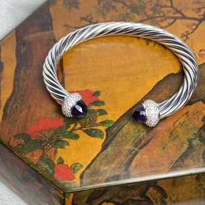 David Yurman Amethyst Candy Cable Cuff
